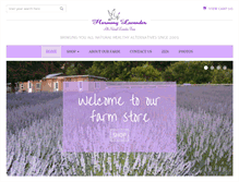 Tablet Screenshot of harmonylavender.com